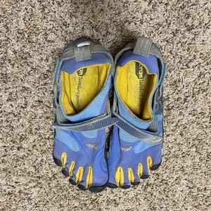 Vibrant running shoes